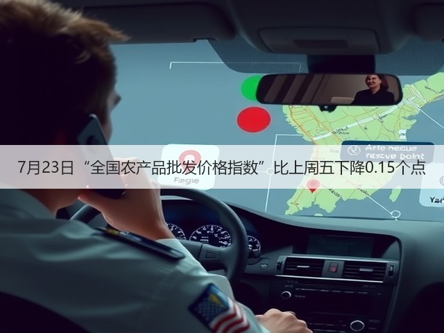 7月23日“全国农产品批发价格指数”比上周五下降0.15个点(图1)