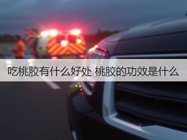 吃桃胶有什么好处 桃胶的功效是什么(图1) 吃桃胶有什么好处 桃胶的功效是什么(图1)