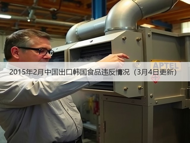 2015年2月中国出口韩国食品违反情况（3月4日更新）(图1)