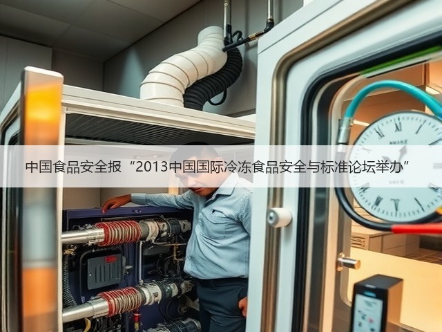中国食品安全报“2013中国国际冷冻食品安全与标准论坛举办”(图1)