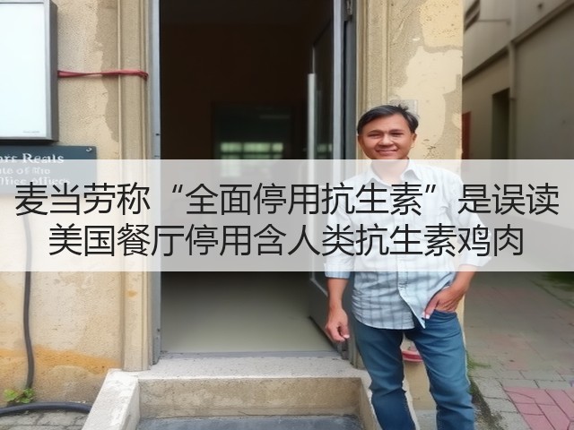 麦当劳称“全面停用抗生素”是误读 美国餐厅停用含人类抗生素鸡肉(图3) 麦当劳称“全面停用抗生素”是误读 美国餐厅停用含人类抗生素鸡肉(图3)