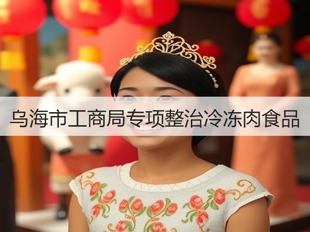 乌海市工商局专项整治冷冻肉食品(图1)
