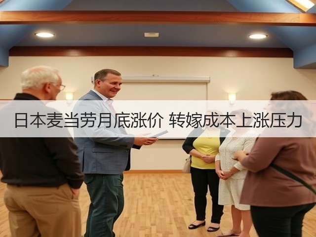 日本麦当劳月底涨价 转嫁成本上涨压力(图1)
