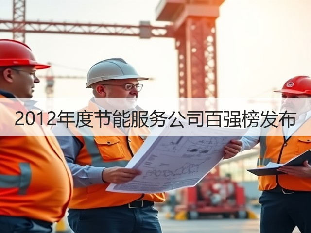 2012年度节能服务公司百强榜发布(图2)