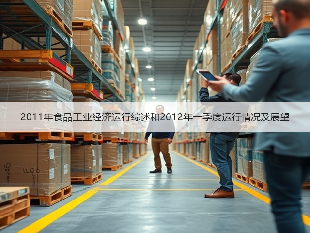 2011年食品工业经济运行综述和2012年一季度运行情况及展望(图3)