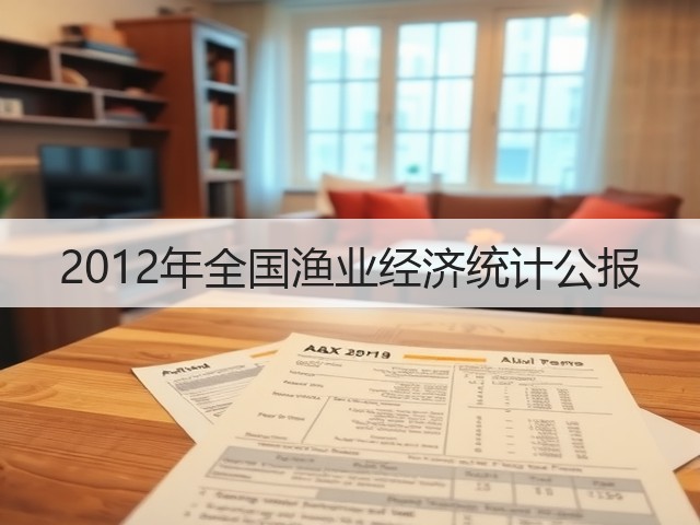 2012年全国渔业经济统计公报(图3) 2012年全国渔业经济统计公报(图3)