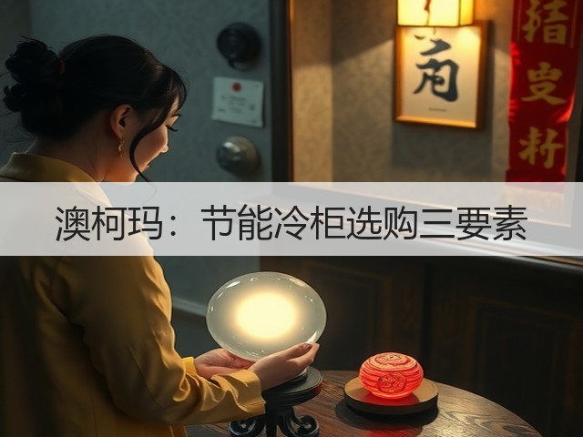 澳柯玛：节能冷柜选购三要素(图1)
