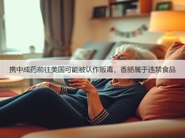 携中成药前往美国可能被认作贩毒,香肠属于违禁食品(图3) 携中成药前往美国可能被认作贩毒,香肠属于违禁食品(图3)