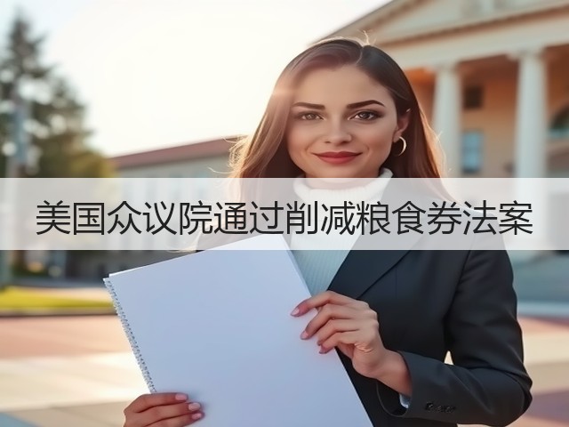 美国众议院通过削减粮食券法案(图3) 美国众议院通过削减粮食券法案(图3)