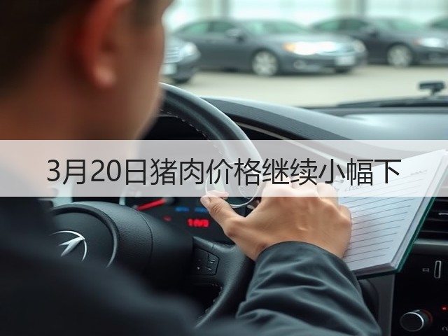 3月20日猪肉价格继续小幅下(图3)