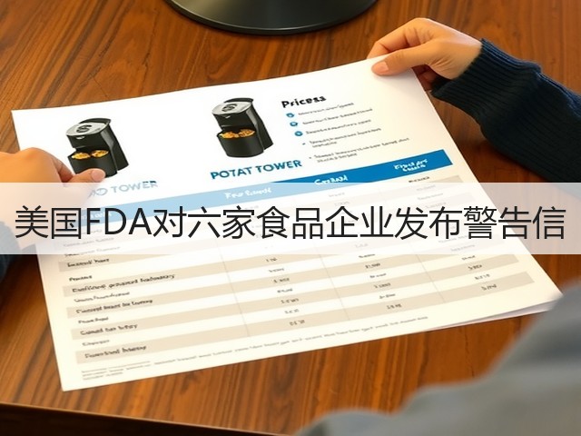 美国FDA对六家食品企业发布警告信(图2)