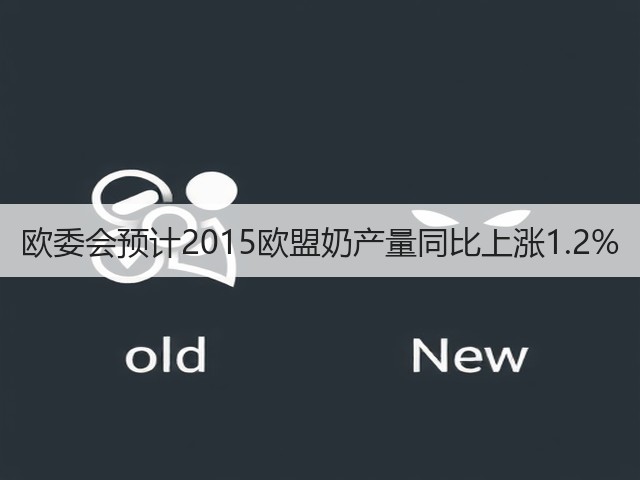 欧委会预计2015欧盟奶产量同比上涨1.2%(图1) 欧委会预计2015欧盟奶产量同比上涨1.2%(图1)