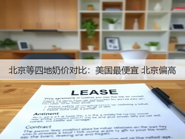 北京等四地奶价对比：美国最便宜 北京偏高(图1)