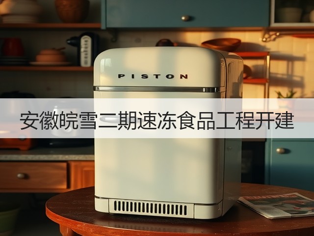 安徽皖雪二期速冻食品工程开建(图1) 安徽皖雪二期速冻食品工程开建(图1)