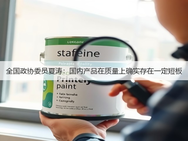 全国政协委员夏涛:国内产品在质量上确实存在一定短板(图3) 全国政协委员夏涛:国内产品在质量上确实存在一定短板(图3)