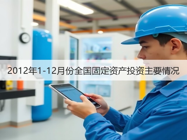 2012年1-12月份全国固定资产投资主要情况(图3) 2012年1-12月份全国固定资产投资主要情况(图3)