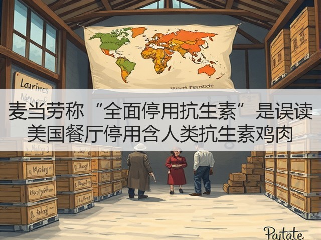麦当劳称“全面停用抗生素”是误读 美国餐厅停用含人类抗生素鸡肉(图1) 麦当劳称“全面停用抗生素”是误读 美国餐厅停用含人类抗生素鸡肉(图1)