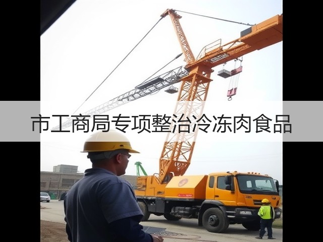 市工商局专项整治冷冻肉食品(图1)