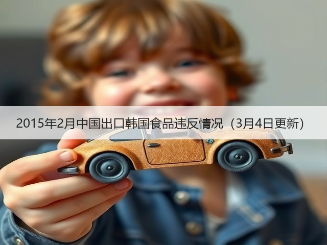 2015年2月中国出口韩国食品违反情况（3月4日更新）(图3)