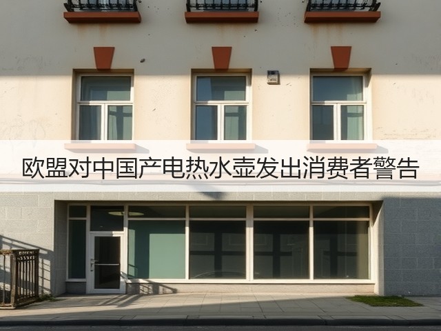 欧盟对中国产电热水壶发出消费者警告(图1)