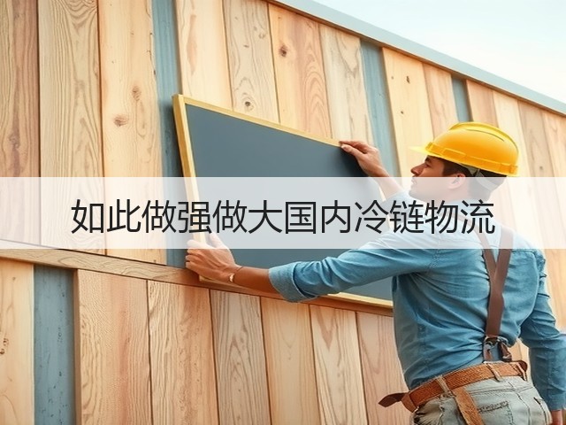 如此做强做大国内冷链物流(图1) 如此做强做大国内冷链物流(图1)