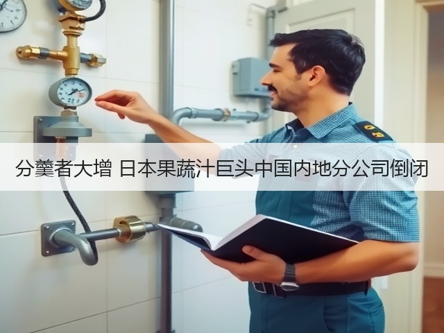 分羹者大增 日本果蔬汁巨头中国内地分公司倒闭(图1) 分羹者大增 日本果蔬汁巨头中国内地分公司倒闭(图1)