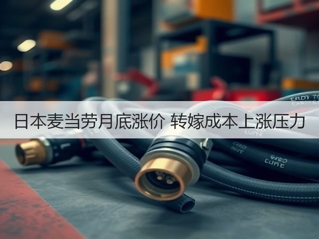 日本麦当劳月底涨价 转嫁成本上涨压力(图2)