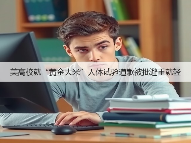 美高校就“黄金大米”人体试验道歉被批避重就轻(图2) 美高校就“黄金大米”人体试验道歉被批避重就轻(图2)