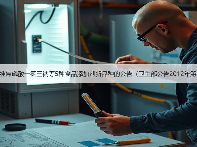 关于批准焦磷酸一氢三钠等5种食品添加剂新品种的公告(卫生部公告2012年第15号)(图3) 关于批准焦磷酸一氢三钠等5种食品添加剂新品种的公告(卫生部公告2012年第15号)(图3)