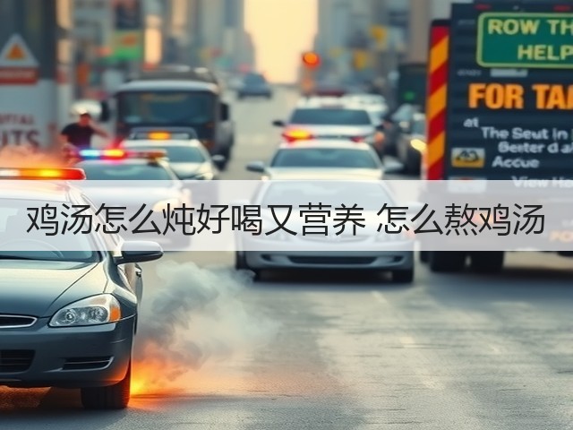 鸡汤怎么炖好喝又营养 怎么熬鸡汤(图1) 鸡汤怎么炖好喝又营养 怎么熬鸡汤(图1)