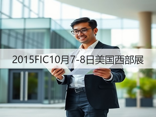 2015FIC10月7-8日美国西部展(图3) 2015FIC10月7-8日美国西部展(图3)