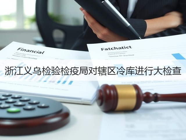 浙江义乌检验检疫局对辖区冷库进行大检查(图1) 浙江义乌检验检疫局对辖区冷库进行大检查(图1)
