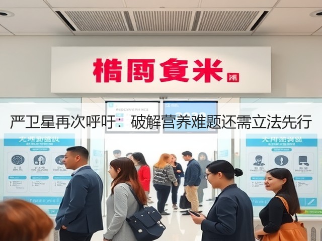 严卫星再次呼吁:破解营养难题还需立法先行(图2) 严卫星再次呼吁:破解营养难题还需立法先行(图2)