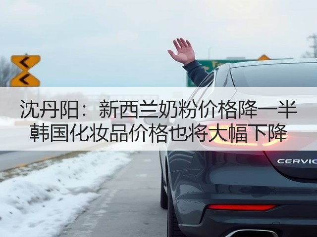 沈丹阳:新西兰奶粉价格降一半 韩国化妆品价格也将大幅下降(图2) 沈丹阳:新西兰奶粉价格降一半 韩国化妆品价格也将大幅下降(图2)