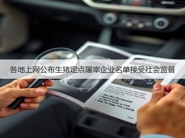 各地上网公布生猪定点屠宰企业名单接受社会监督(图3) 各地上网公布生猪定点屠宰企业名单接受社会监督(图3)