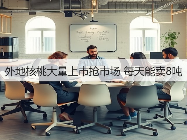 外地核桃大量上市抢市场 每天能卖8吨(图3)
